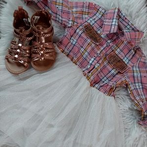 Plaid toddler dress
